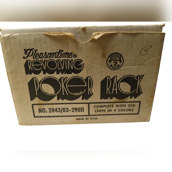 Pocker Chips | Revolving Poker Rack - Picture 3 of 9